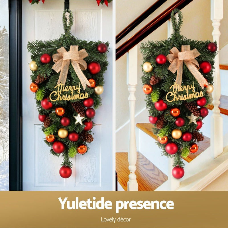 Hanging Christmas Garland 50CM Ornaments Party Decorations - Occasions > Christmas > Christmas Wreaths & Garlands - Rivercity House & Home Co. (ABN 18 642 972 209) - Affordable Modern Furniture Australia