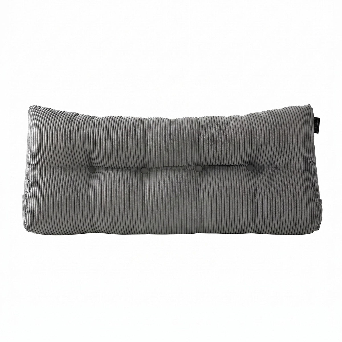 Headboard Pillow for Sitting in Bed Double with Shredded Foam Lumbar Support and Corduroy Cover with Side Pockets - Home & Garden > Bedding > Pillows - Rivercity House & Home Co. (ABN 18 642 972 209) - Affordable Modern Furniture Australia