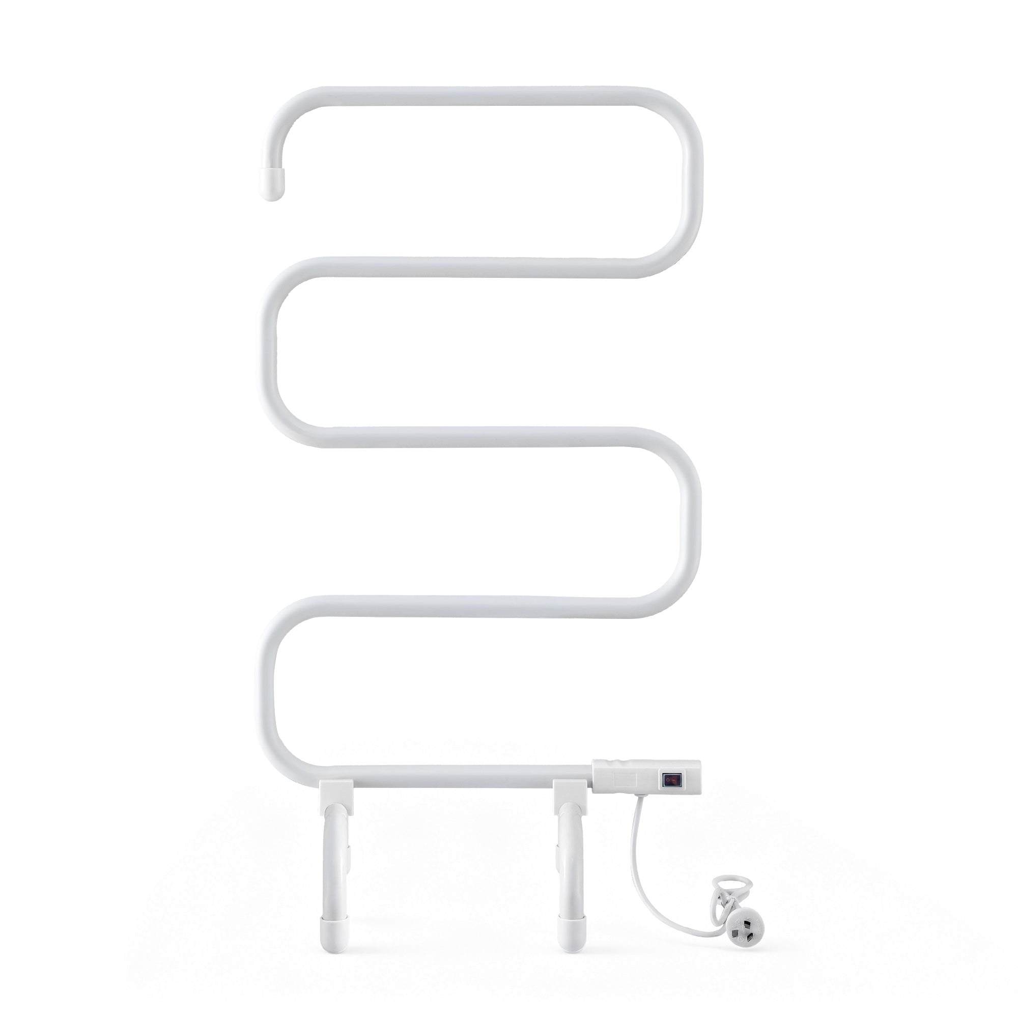 Heated Towel Rail Freestanding Wall Mounted S - Shape Electric Warmer Rack - Home & Garden > Bathroom Accessories > Towel Racks & Holders - Rivercity House & Home Co. (ABN 18 642 972 209) - Affordable Modern Furniture Australia