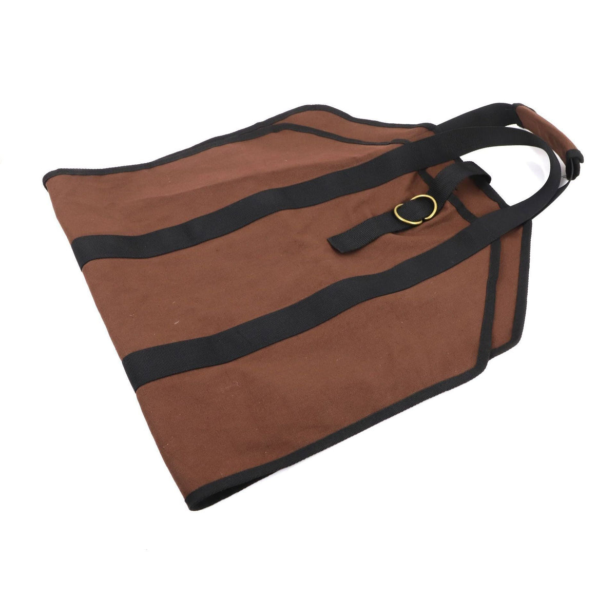 Heavy Duty Water-Resistant Canvas Firewood Carrier Bag with Reinforced Handles for Indoor and Outdoor Use - Brown - Home & Garden > Firepits > Fire Pit Accessories - Rivercity House & Home Co. (ABN 18 642 972 209) - Affordable Modern Furniture Australia