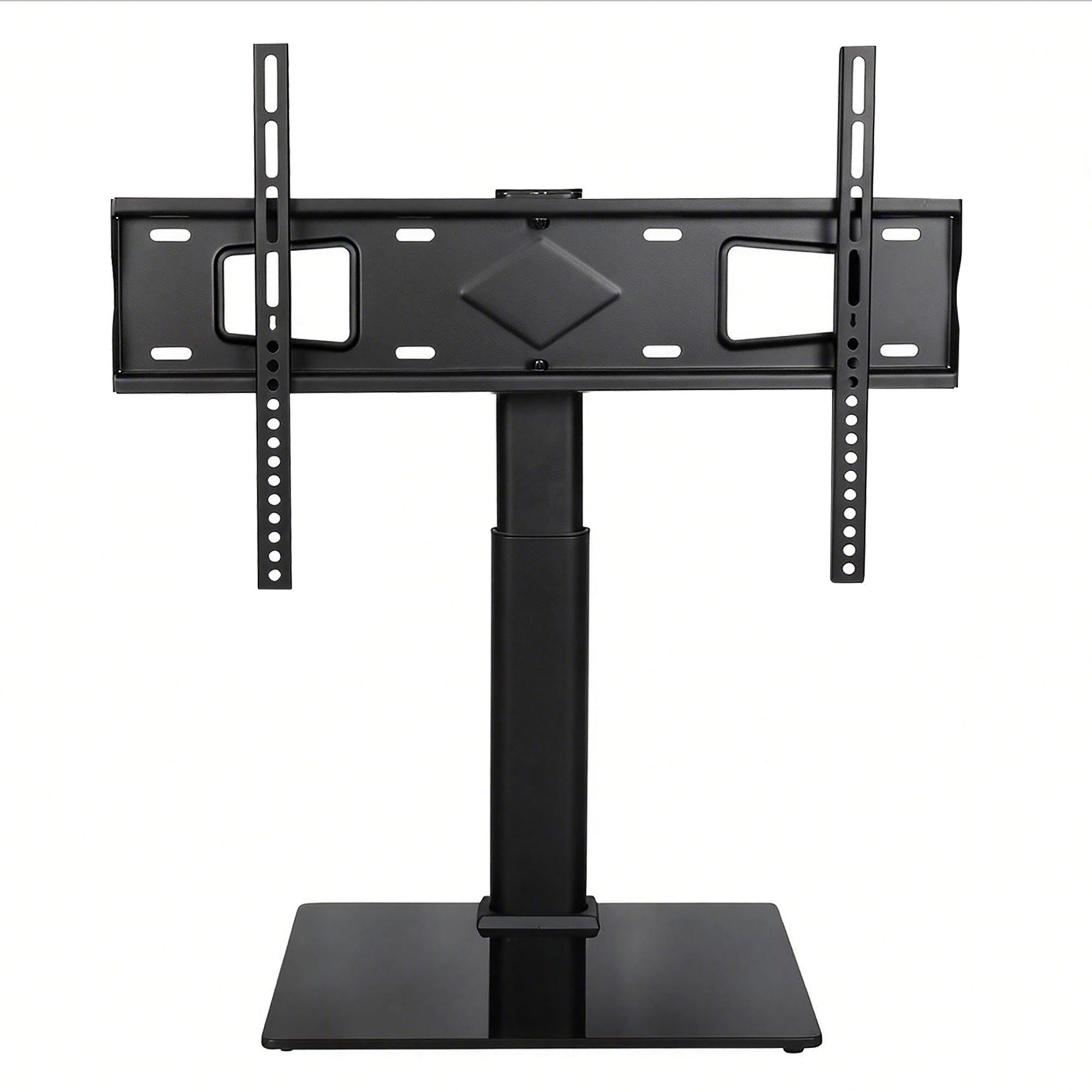 Height Adjustable TV Stand with Mount for 32 - 75 Inch LED TVs - Black - Rivercity House & Home Co. (ABN 18 642 972 209) - Affordable Modern Furniture Australia