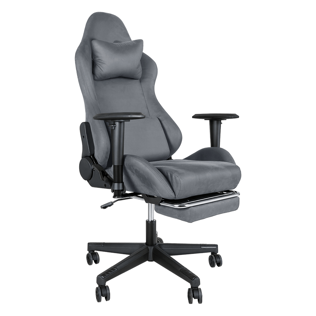 High Back Gaming Office Swivel Chair with Recline - Black and Beige - Rivercity House & Home Co. (ABN 18 642 972 209) - Affordable Modern Furniture Australia