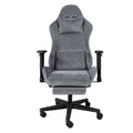 High Back Gaming Office Swivel Chair with Recline - Black and Beige