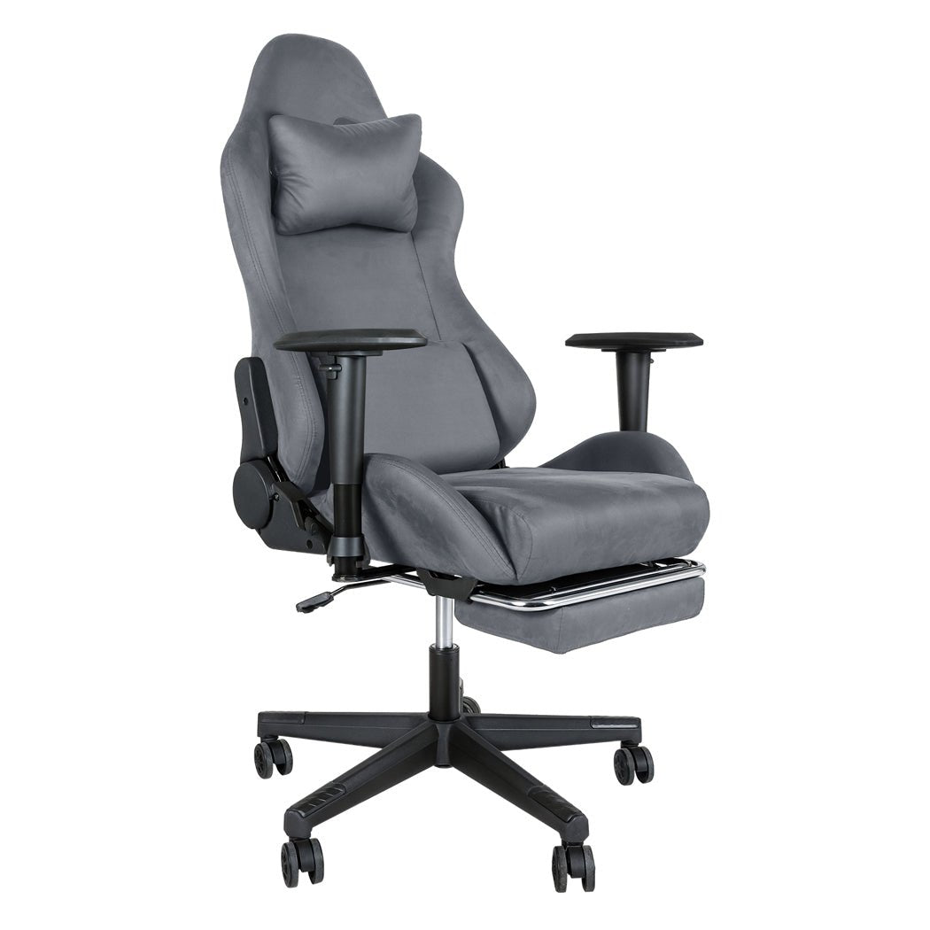 High Back Gaming Office Swivel Chair with Recline - Black and Beige - Rivercity House & Home Co. (ABN 18 642 972 209) - Affordable Modern Furniture Australia