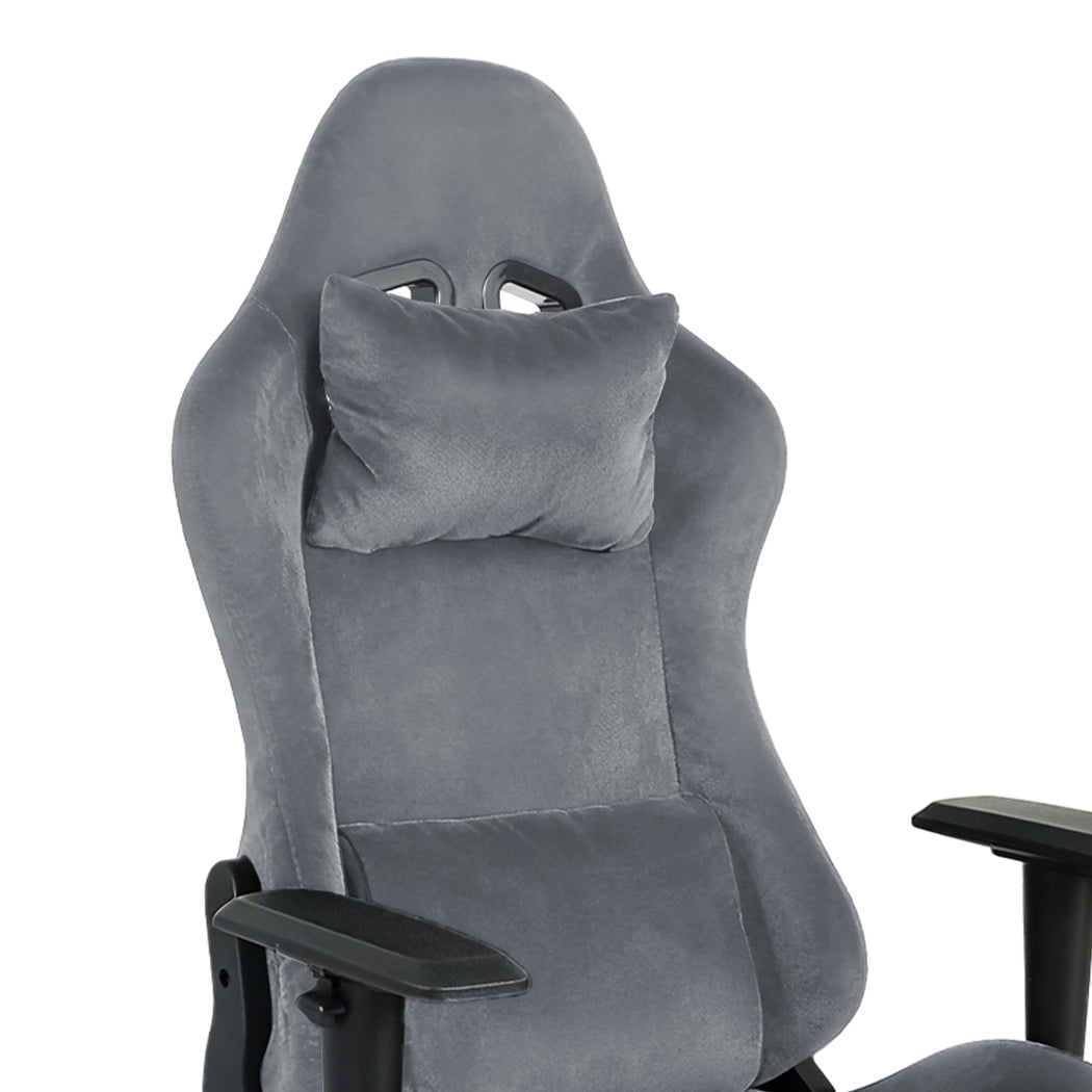 High Back Gaming Office Swivel Chair with Recline - Black and Beige - Rivercity House & Home Co. (ABN 18 642 972 209) - Affordable Modern Furniture Australia