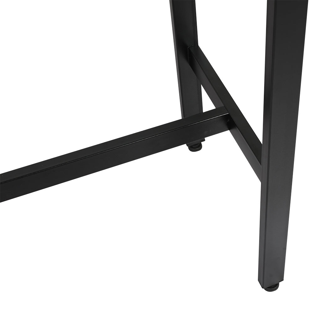 High Bar Retro Industrial Table - Brown - Rivercity House & Home Co. (ABN 18 642 972 209) - Affordable Modern Furniture Australia