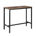 High Bar Retro Industrial Table - Brown