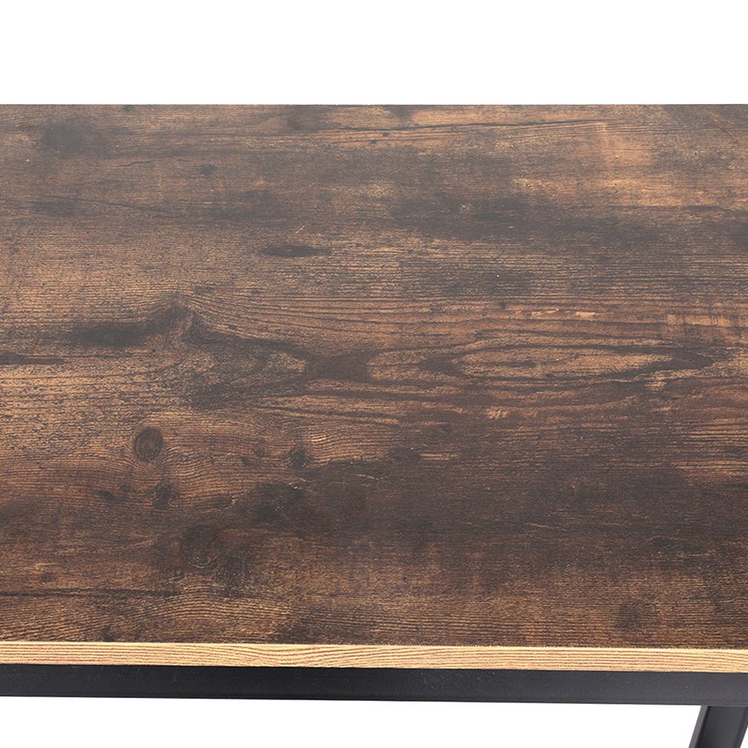 High Bar Retro Industrial Table - Brown - Rivercity House & Home Co. (ABN 18 642 972 209) - Affordable Modern Furniture Australia