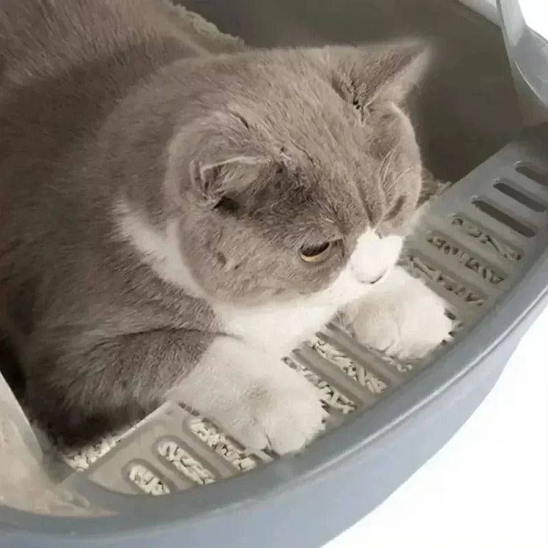 High Side Cat Litter Box with Scoop for Easy Cleaning - Pet Care > Cat Supplies > Cat Litter - Rivercity House & Home Co. (ABN 18 642 972 209) - Affordable Modern Furniture Australia