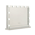Hollywood Makeup Mirror With Light 12 LED Bulbs Silver 58cm x 46cm