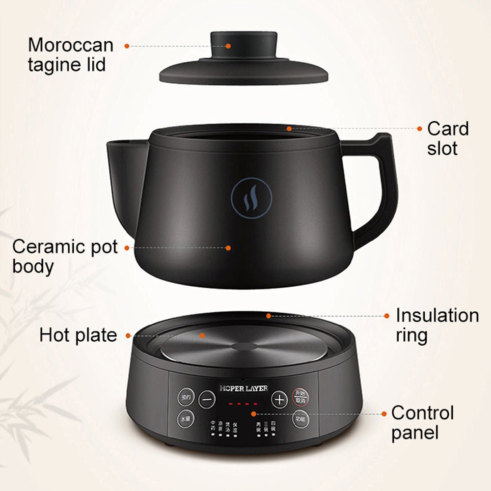 Hoper layer Multifunctional Kettle Smart Medicinal Pot AU Version SAA Approvals - Appliances > Kitchen Appliances > Kettles - Rivercity House & Home Co. (ABN 18 642 972 209) - Affordable Modern Furniture Australia