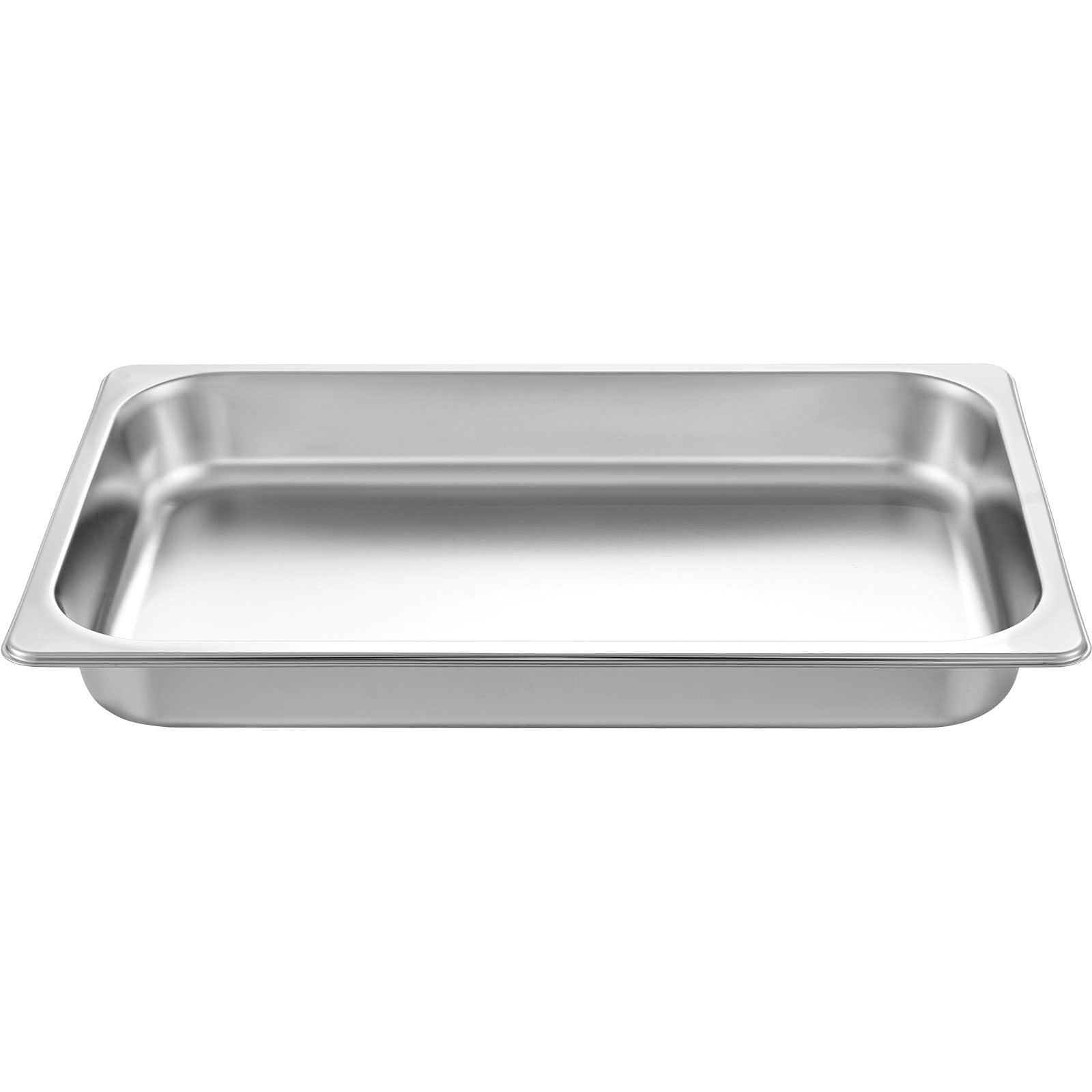 Hotel Pans Full Size 2.5 Inch Deep, Steam Table Pan 6 Pack , 22 Gauge/0.8mm Thick Stainless Steel Hotel Pan Anti Jam Steam Table Pan - Appliances > Kitchen Appliances > Food Warmers & Chafing Dishes - Rivercity House & Home Co. (ABN 18 642 972 209) - Affordable Modern Furniture Australia