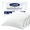 Hotel Quality Australian Made Standard Size Pillow Four Pack - White