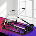 Hydraulic Rowing Machine 12-Level Resistance with LCD Display - Black