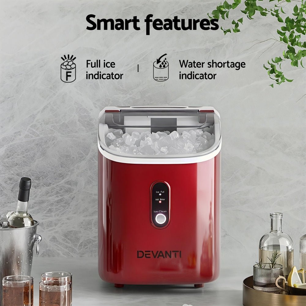 Ice Maker Machine 15kg Nugget Chewable Ice Cube - Appliances > Kitchen Appliances > Ice Makers - Rivercity House & Home Co. (ABN 18 642 972 209) - Affordable Modern Furniture Australia