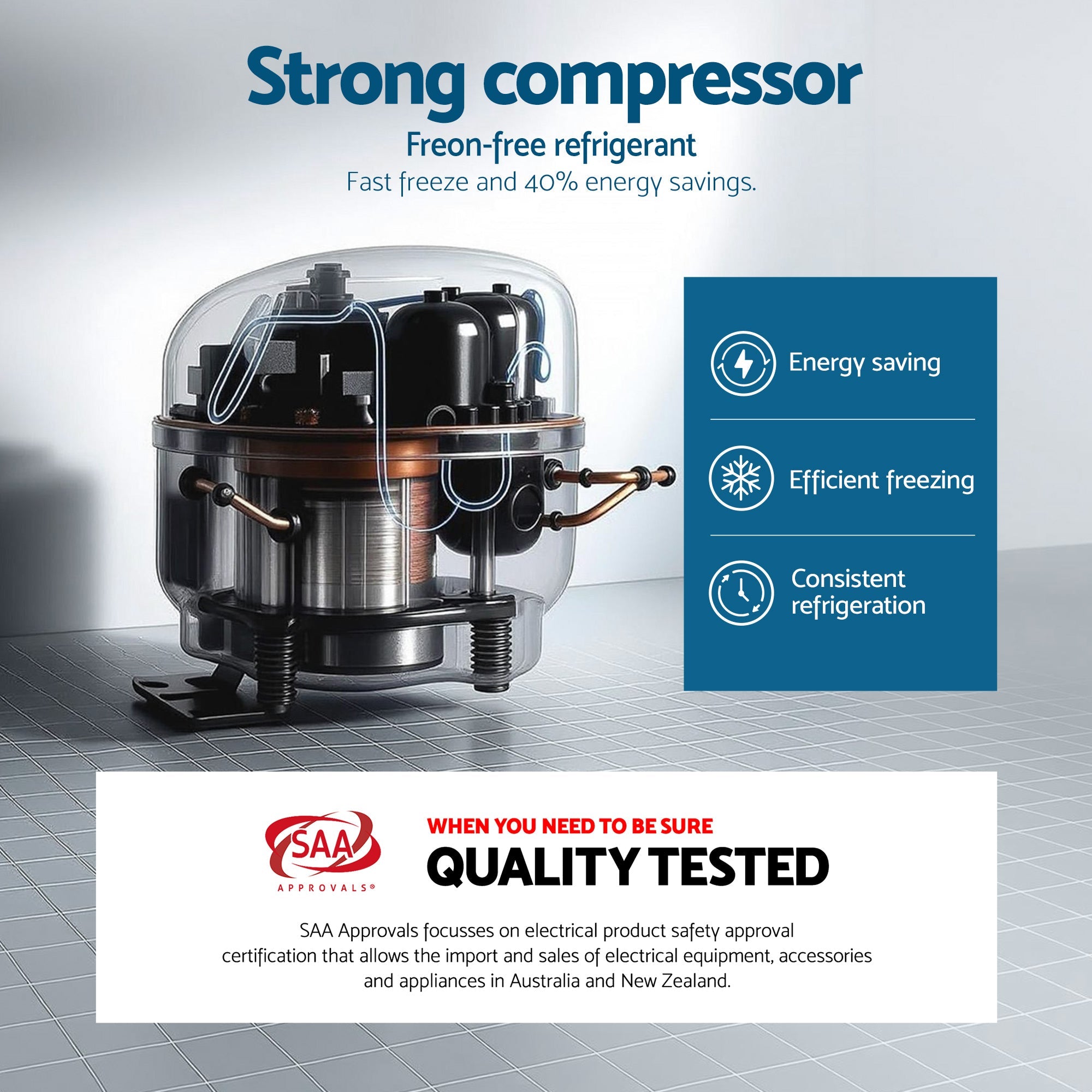 Ice Maker Machine Portable 12kg Countertop w/Self Cleaning 1.2L Black - Appliances > Kitchen Appliances > Ice Makers - Rivercity House & Home Co. (ABN 18 642 972 209) - Affordable Modern Furniture Australia