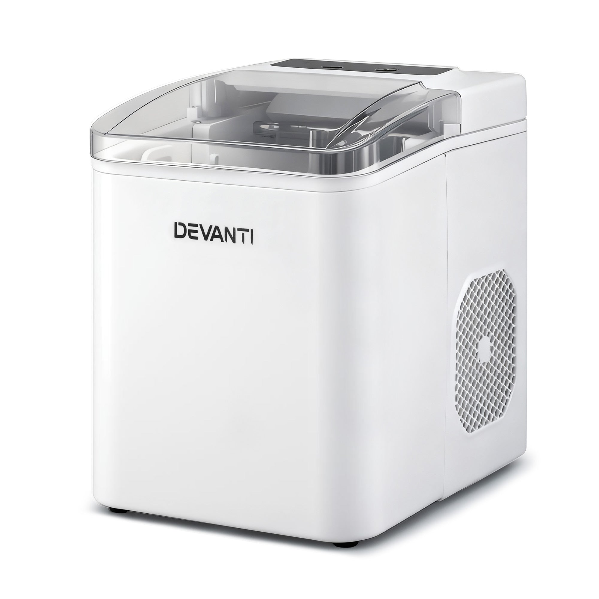 Ice Maker Machine Portable 12kg Countertop w/Self Cleaning 1.2L White - Appliances > Kitchen Appliances > Ice Makers - Rivercity House & Home Co. (ABN 18 642 972 209) - Affordable Modern Furniture Australia