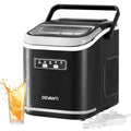 Portable 12kg Countertop Ice Maker with Self-Cleaning 1.3L - Black