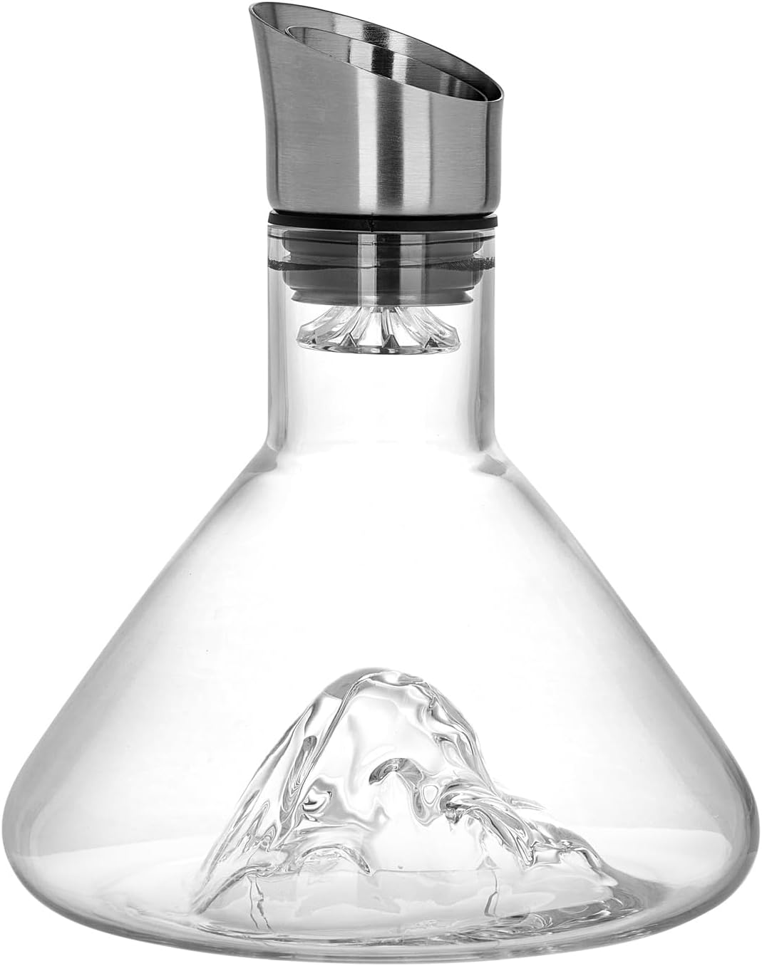Iceberg Wine Decanter with Aerator Filter and Lid - Appliances > Fridges & Freezers > Fridges - Rivercity House & Home Co. (ABN 18 642 972 209) - Affordable Modern Furniture Australia