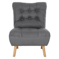 Adjustable Accent Recliner Chair with Leathaire Upholstery - Grey