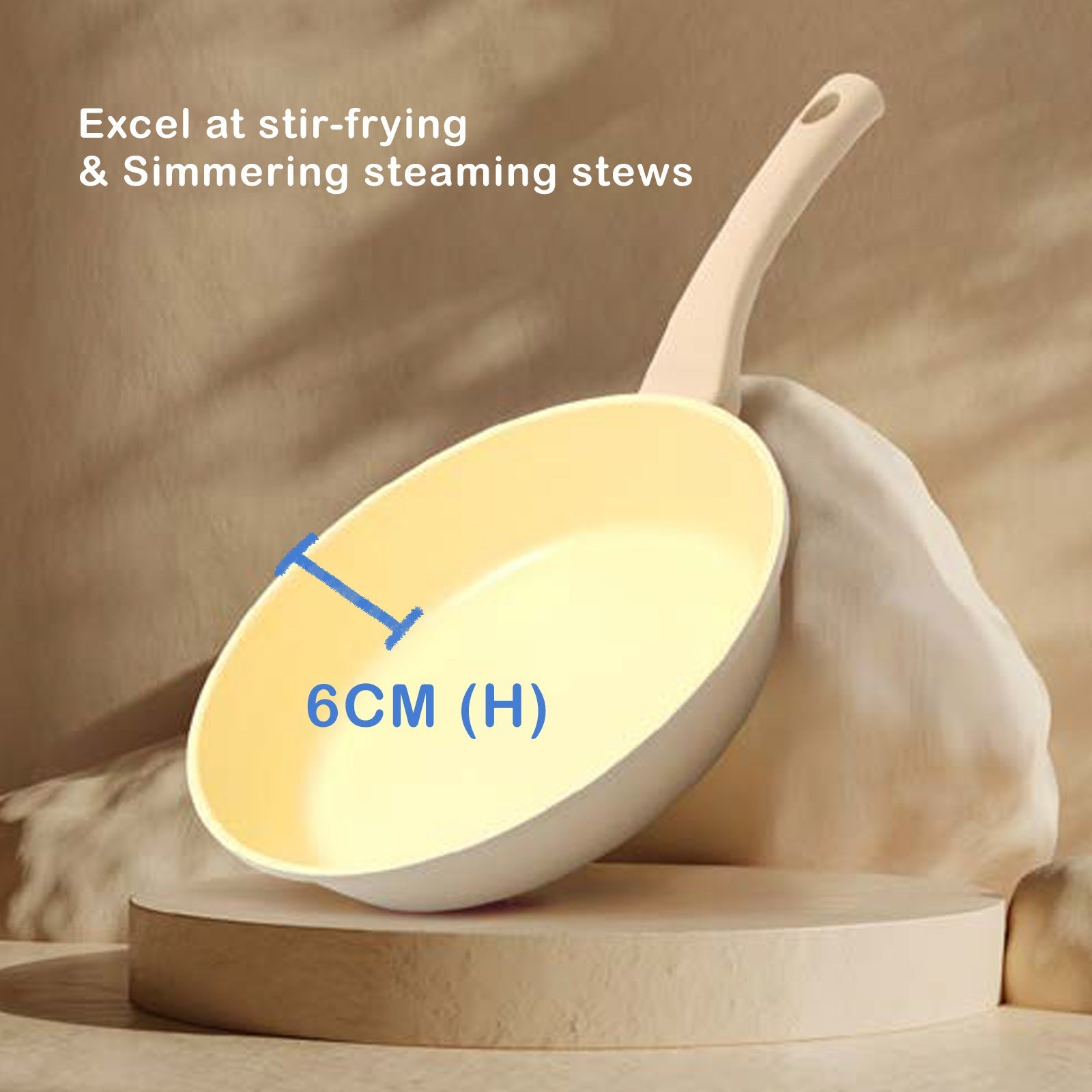 IH Frypan 28cm Ceramic Non - Stick Frying Pan Induction - Home & Garden > Kitchenware > Skillets & Frying Pans - Rivercity House & Home Co. (ABN 18 642 972 209) - Affordable Modern Furniture Australia