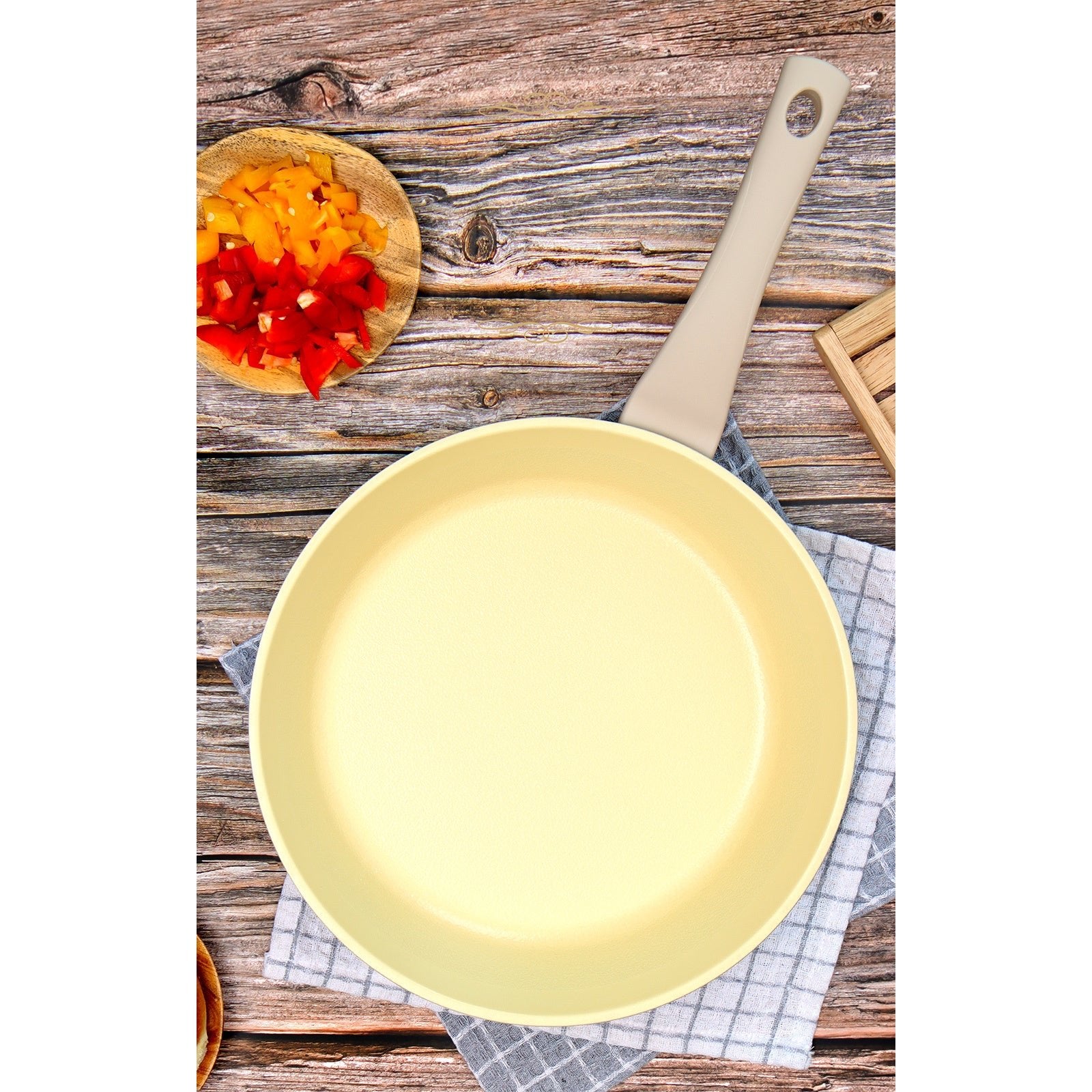 IH Frypan 28cm Ceramic Non - Stick Frying Pan Induction - Home & Garden > Kitchenware > Skillets & Frying Pans - Rivercity House & Home Co. (ABN 18 642 972 209) - Affordable Modern Furniture Australia