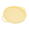 IH 34cm Round Ceramic Non-Stick Griddle Pan for Camping Korean Stew - Black