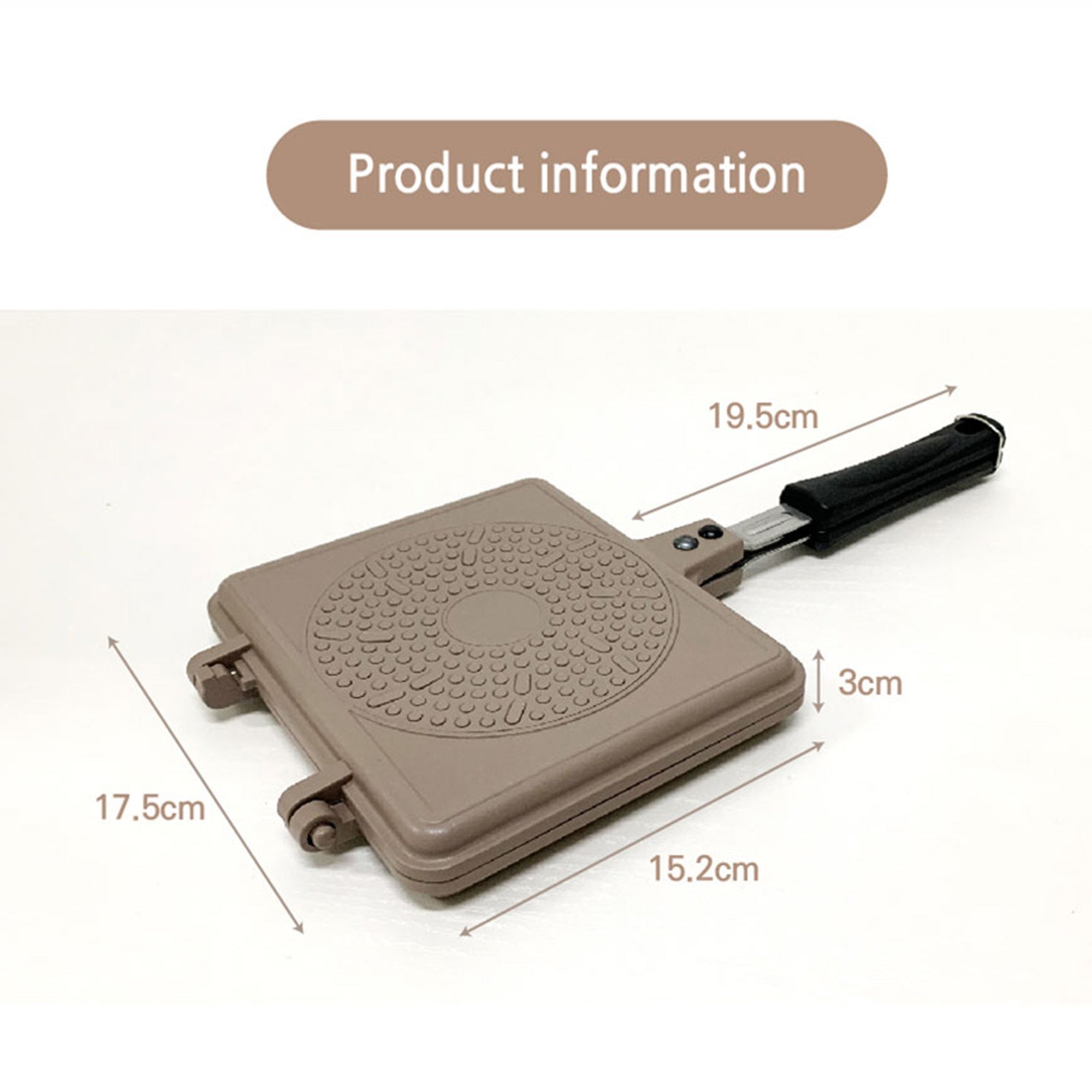 IH Waffle Maker Pan Non - Stick Double - Sided Detachable - Home & Garden > Kitchenware > Skillets & Frying Pans - Rivercity House & Home Co. (ABN 18 642 972 209) - Affordable Modern Furniture Australia