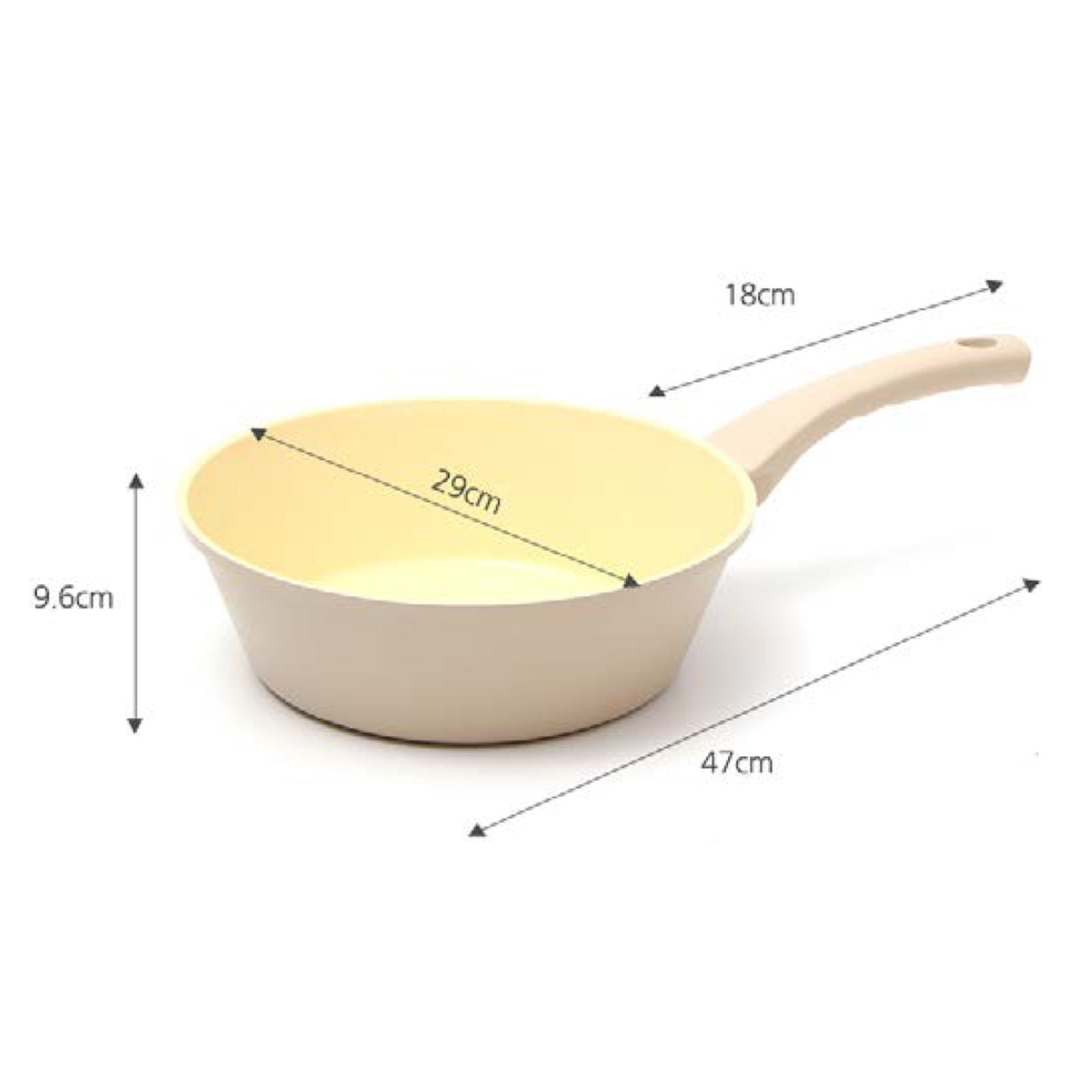 IH Wok Pan 28cm Ceramic Non - Stick Stir Frypan Induction - Home & Garden > Kitchenware > Skillets & Frying Pans - Rivercity House & Home Co. (ABN 18 642 972 209) - Affordable Modern Furniture Australia