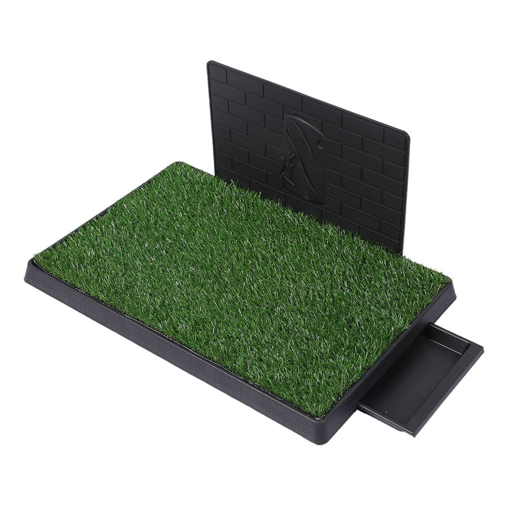 Indoor Dog Potty Training Grass Patch Large - Green and Black - Rivercity House & Home Co. (ABN 18 642 972 209) - Affordable Modern Furniture Australia