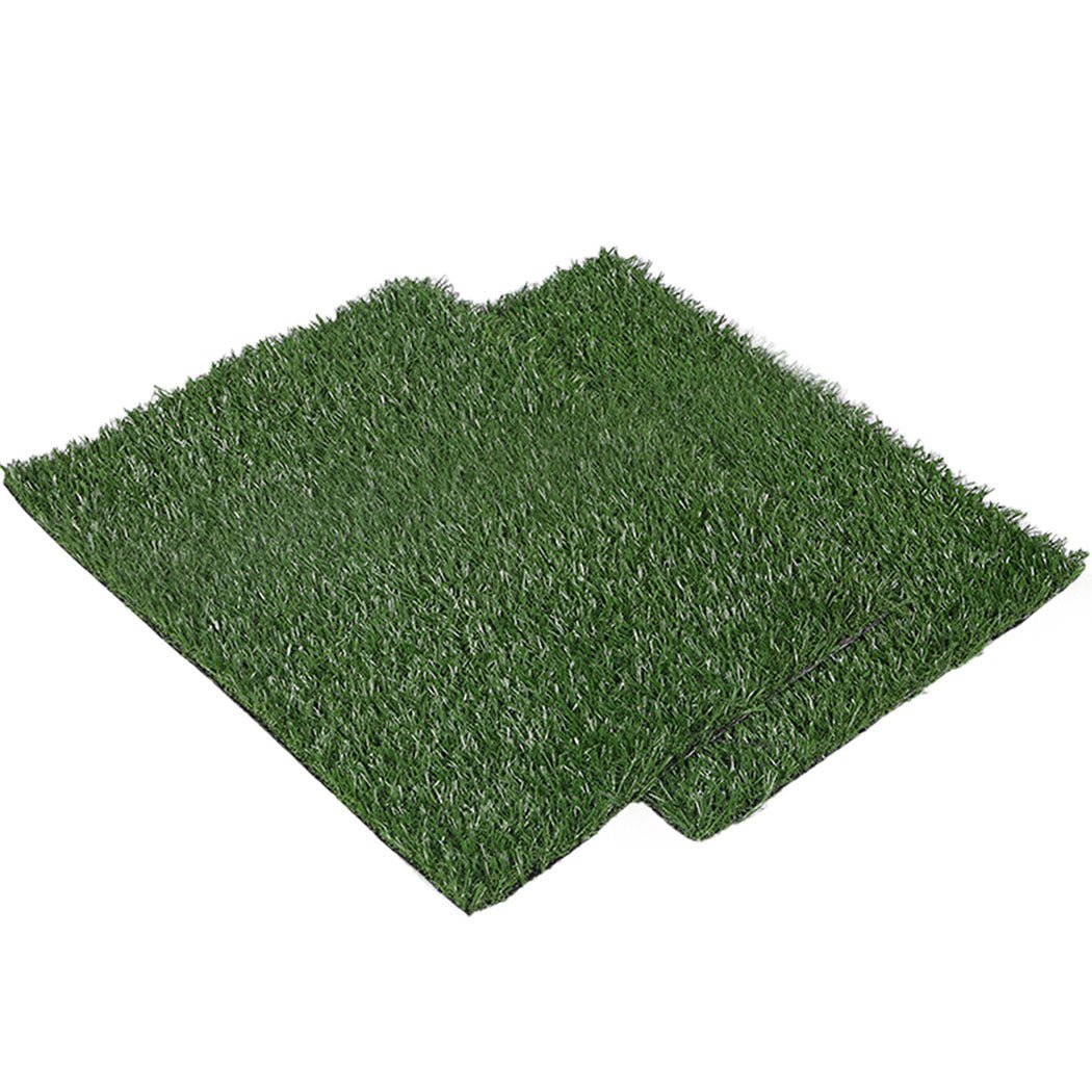 Indoor Dog Potty Training Grass Patch with Tray - Green and Black - Rivercity House & Home Co. (ABN 18 642 972 209) - Affordable Modern Furniture Australia