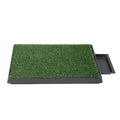 Indoor Dog Potty Training Grass Patch with Tray - Green and Black