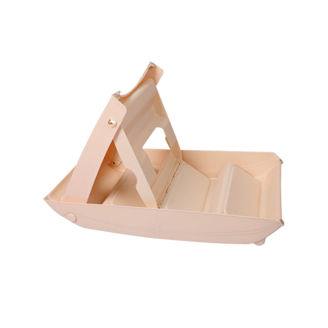 Indoor Foldable Pet Ramp Dog Steps with Anti - Slip Mat - Brown - Rivercity House & Home Co. (ABN 18 642 972 209) - Affordable Modern Furniture Australia