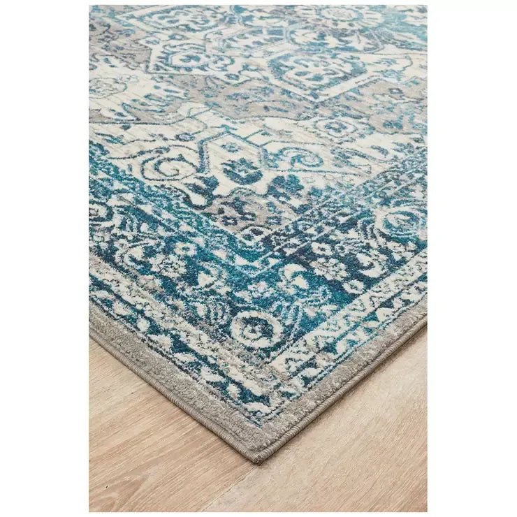 Indoor Rug 230 x 160cm Soft Material - Blue - Home & Garden > Rugs > Outdoor Rugs - Rivercity House & Home Co. (ABN 18 642 972 209) - Affordable Modern Furniture Australia