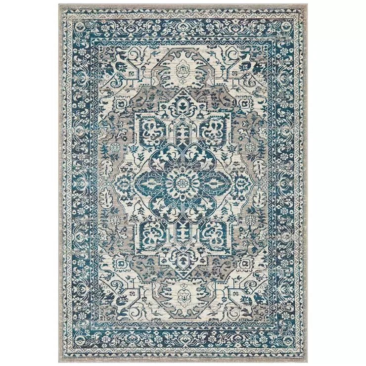 Indoor Rug 230 x 160cm Soft Material - Blue - Home & Garden > Rugs > Outdoor Rugs - Rivercity House & Home Co. (ABN 18 642 972 209) - Affordable Modern Furniture Australia