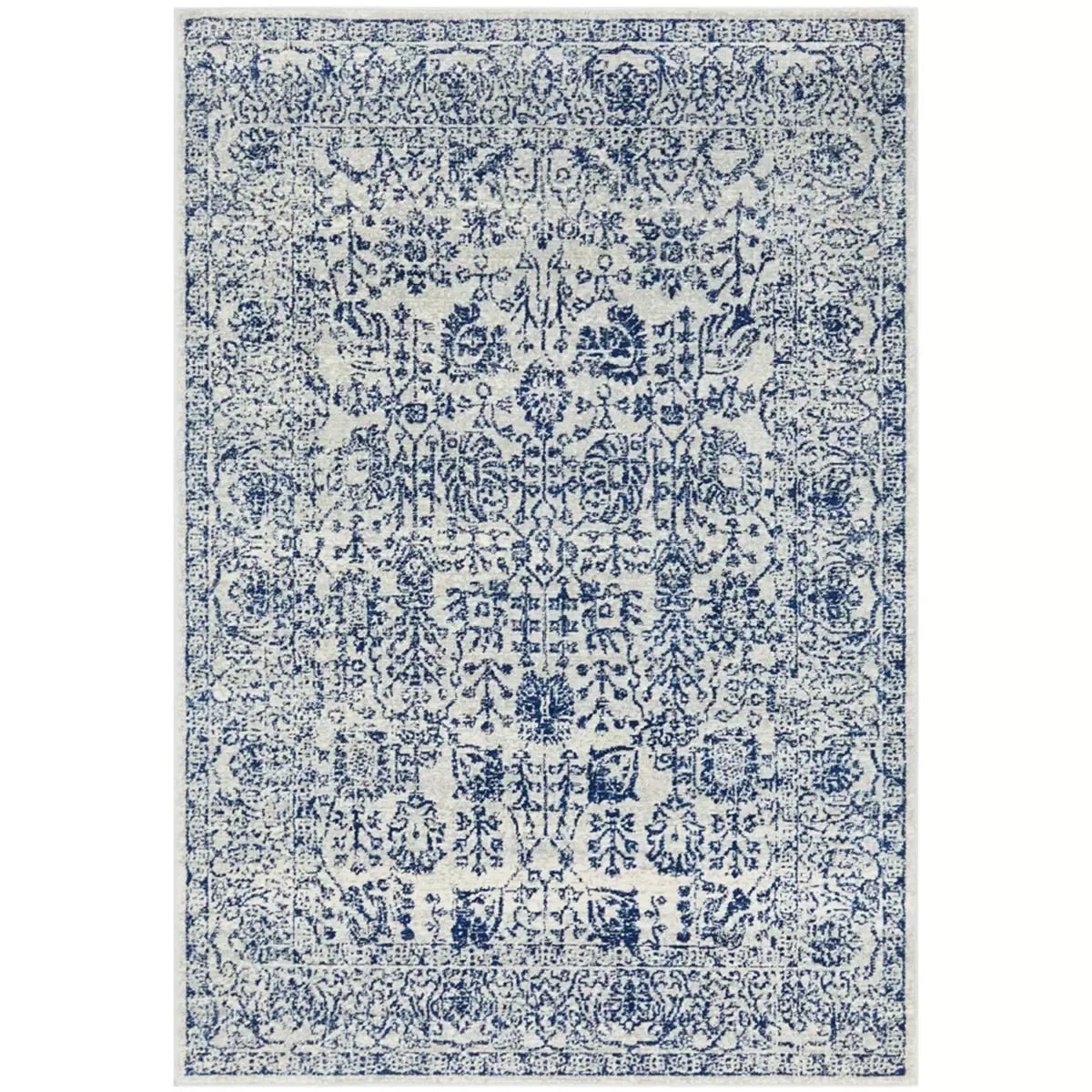 Indoor Rug 230 x 160cm Soft Non-Shedding Polypropylene - Blue - Home & Garden > Rugs > Floor Rugs - Rivercity House & Home Co. (ABN 18 642 972 209) - Affordable Modern Furniture Australia