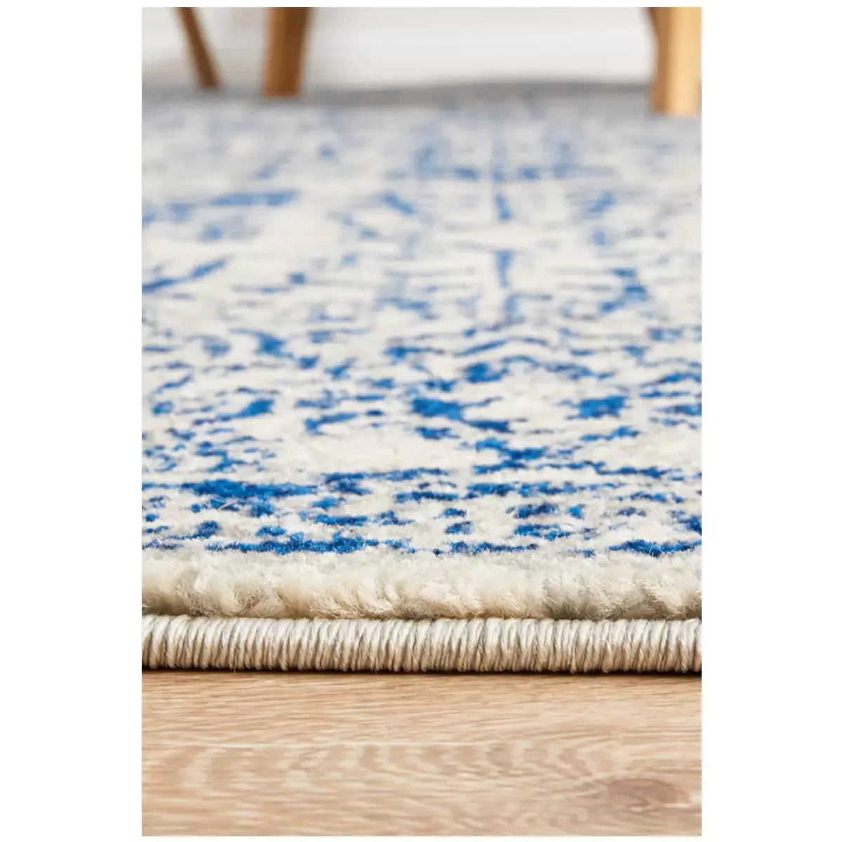 Indoor Rug 230 x 160cm Soft Non-Shedding Polypropylene - Blue - Home & Garden > Rugs > Floor Rugs - Rivercity House & Home Co. (ABN 18 642 972 209) - Affordable Modern Furniture Australia