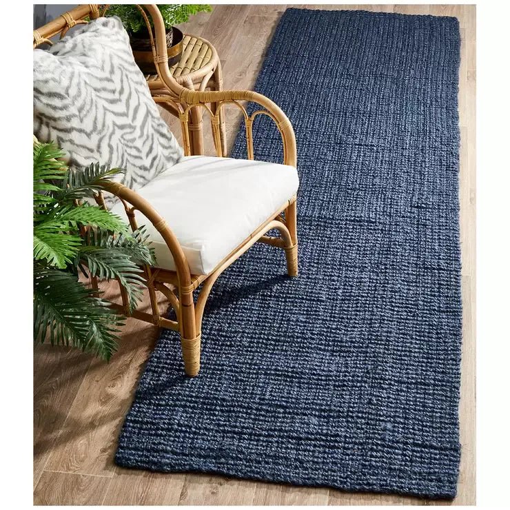 Indoor Rug 320 x 230 cm for Living Room - Navy - Home & Garden > Rugs > Floor Rugs - Rivercity House & Home Co. (ABN 18 642 972 209) - Affordable Modern Furniture Australia