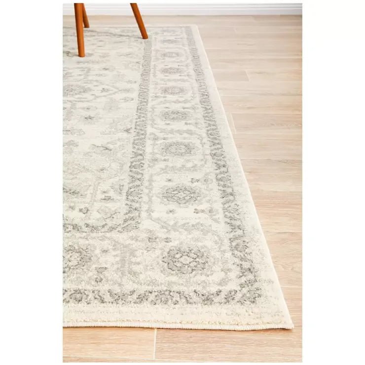 Indoor Rug 330 x 240cm Soft Non-Shedding Power-Loomed Polypropylene - White - Home & Garden > Rugs > Floor Rugs - Rivercity House & Home Co. (ABN 18 642 972 209) - Affordable Modern Furniture Australia