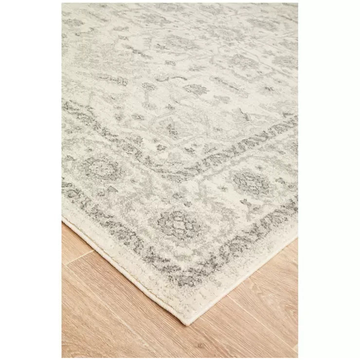 Indoor Rug 330 x 240cm Soft Non-Shedding Power-Loomed Polypropylene - White - Home & Garden > Rugs > Floor Rugs - Rivercity House & Home Co. (ABN 18 642 972 209) - Affordable Modern Furniture Australia