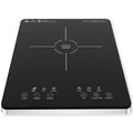 2000W Portable Induction Cooktop with 9 Heat Levels & Touch Controls - Black