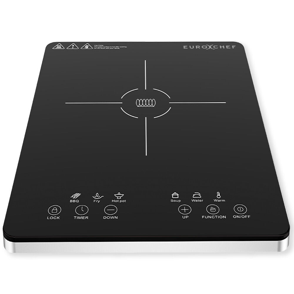 Induction Cooktop, 2000W, 9 Heat Levels, Fast Electric Portable Cooker, Touch Controls - Appliances > Kitchen Appliances > Cooktops & Stoves - Rivercity House & Home Co. (ABN 18 642 972 209) - Affordable Modern Furniture Australia