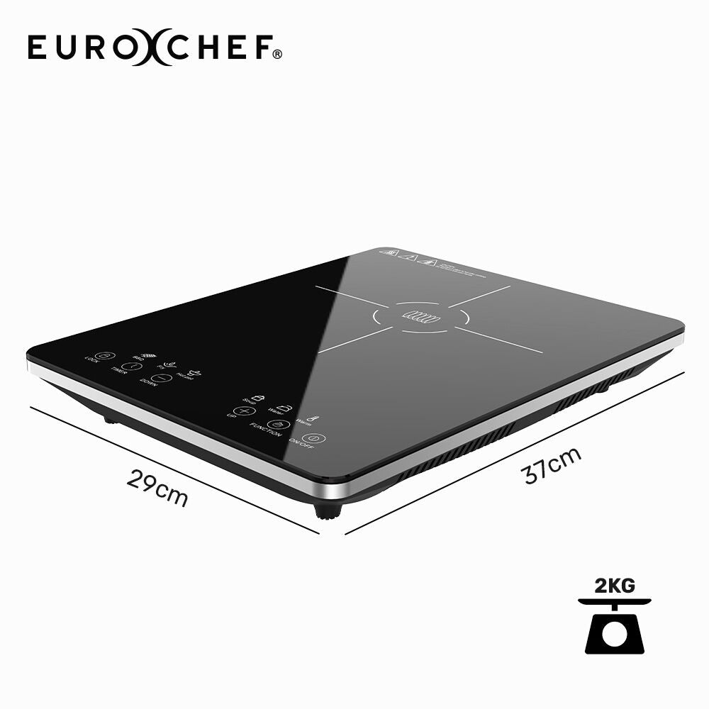 Induction Cooktop, 2000W, 9 Heat Levels, Fast Electric Portable Cooker, Touch Controls - Appliances > Kitchen Appliances > Cooktops & Stoves - Rivercity House & Home Co. (ABN 18 642 972 209) - Affordable Modern Furniture Australia