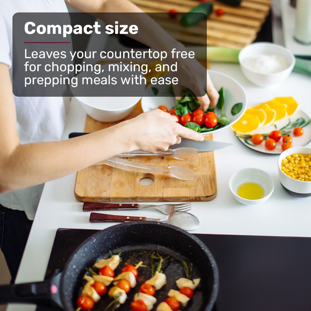 Induction Cooktop, 2000W, 9 Heat Levels, Fast Electric Portable Cooker, Touch Controls with Slider - Appliances > Kitchen Appliances > Cooktops & Stoves - Rivercity House & Home Co. (ABN 18 642 972 209) - Affordable Modern Furniture Australia