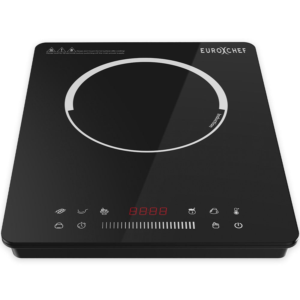 Induction Cooktop, 2000W, 9 Heat Levels, Fast Electric Portable Cooker, Touch Controls with Slider - Appliances > Kitchen Appliances > Cooktops & Stoves - Rivercity House & Home Co. (ABN 18 642 972 209) - Affordable Modern Furniture Australia