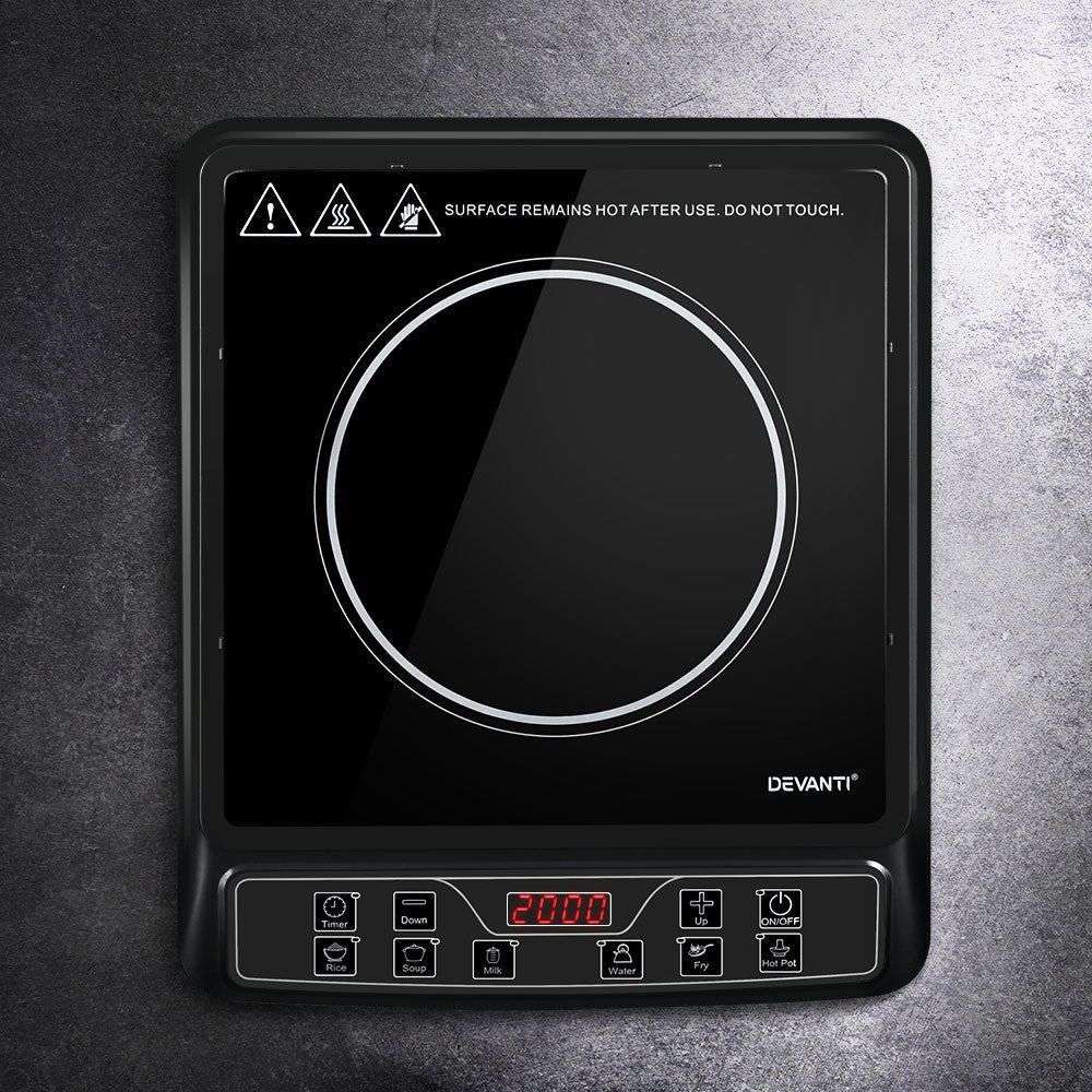 Induction Cooktop 30cm Portable Cooker - Appliances > Kitchen Appliances > Cooktops & Stoves - Rivercity House & Home Co. (ABN 18 642 972 209) - Affordable Modern Furniture Australia