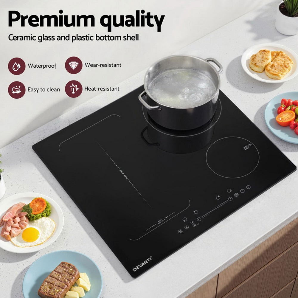 Induction Cooktop 60cm Electric Cooker - Appliances > Kitchen Appliances > Cooktops & Stoves - Rivercity House & Home Co. (ABN 18 642 972 209) - Affordable Modern Furniture Australia