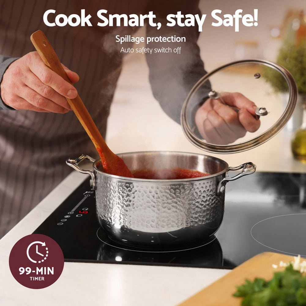 Induction Cooktop 60cm Electric Cooker - Appliances > Kitchen Appliances > Cooktops & Stoves - Rivercity House & Home Co. (ABN 18 642 972 209) - Affordable Modern Furniture Australia