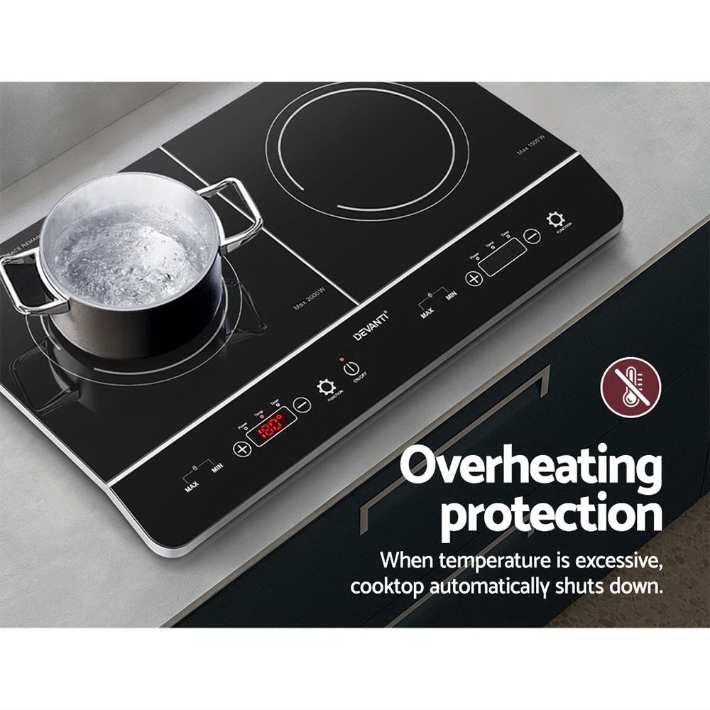 Induction Cooktop 60cm Portable Cooker - Appliances > Kitchen Appliances > Cooktops & Stoves - Rivercity House & Home Co. (ABN 18 642 972 209) - Affordable Modern Furniture Australia