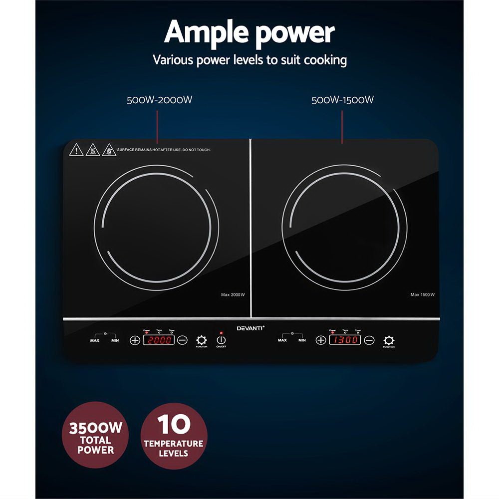 Induction Cooktop 60cm Portable Cooker - Appliances > Kitchen Appliances > Cooktops & Stoves - Rivercity House & Home Co. (ABN 18 642 972 209) - Affordable Modern Furniture Australia